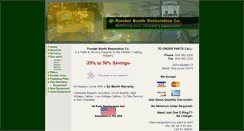 Desktop Screenshot of powderboothparts.com